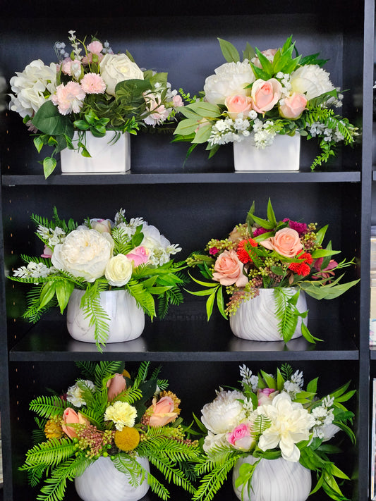 Ceramic Silk Arrangements