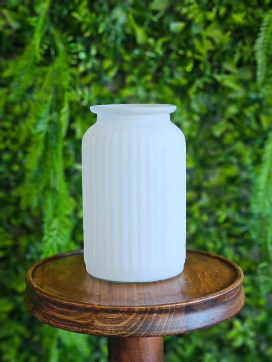Frosted Vase