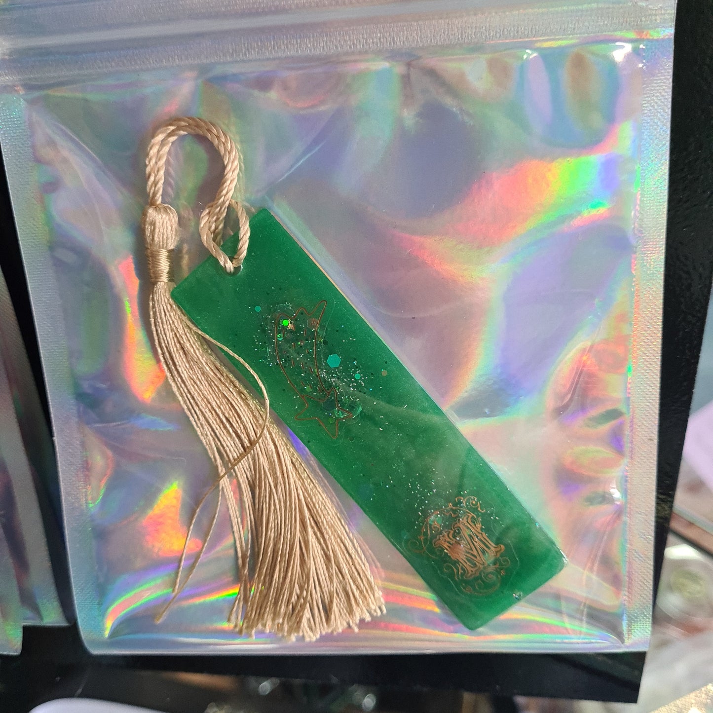 Resin bookmark