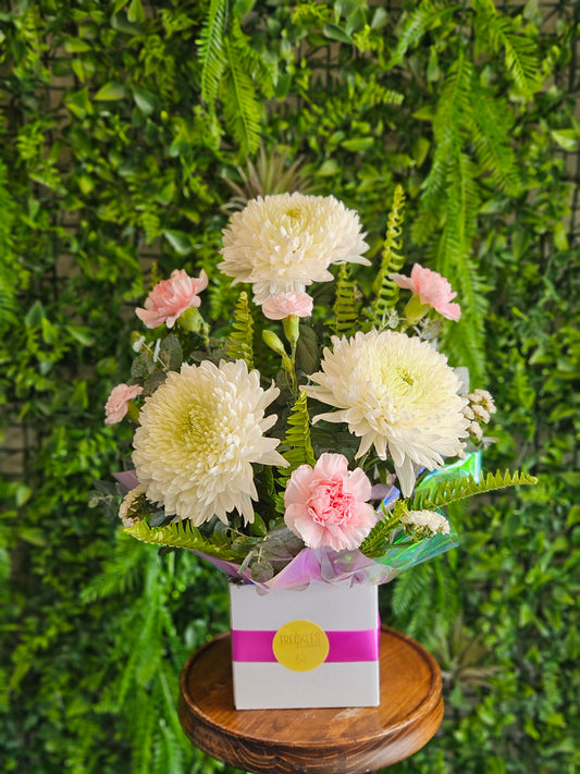 Chrysanthemum and Carnation Box